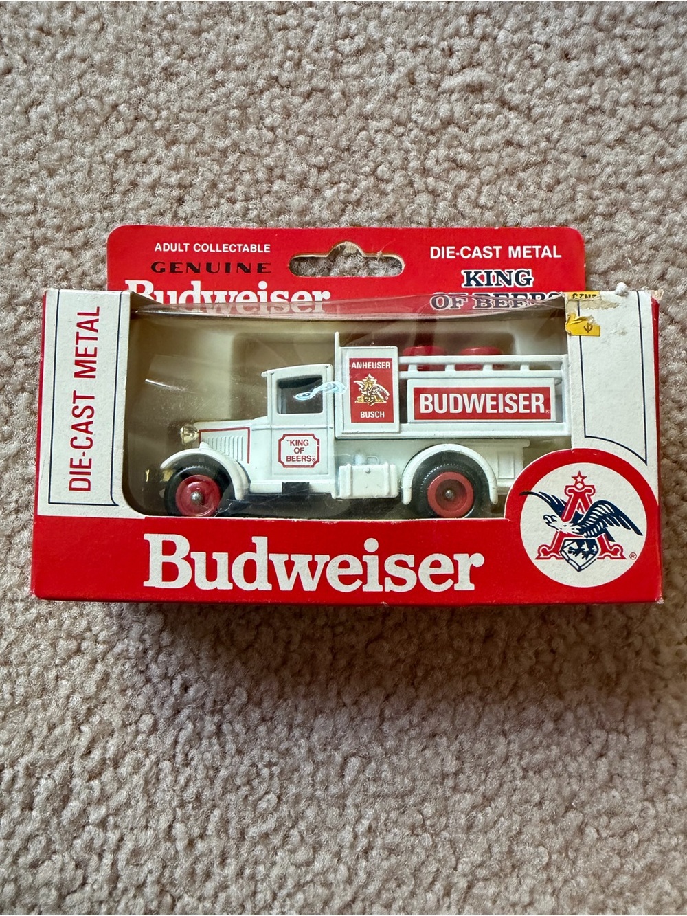 Vintage LLEDO 1979 Budweiser Models Of Days Gone 1:64 Scale Diecast White Truck
